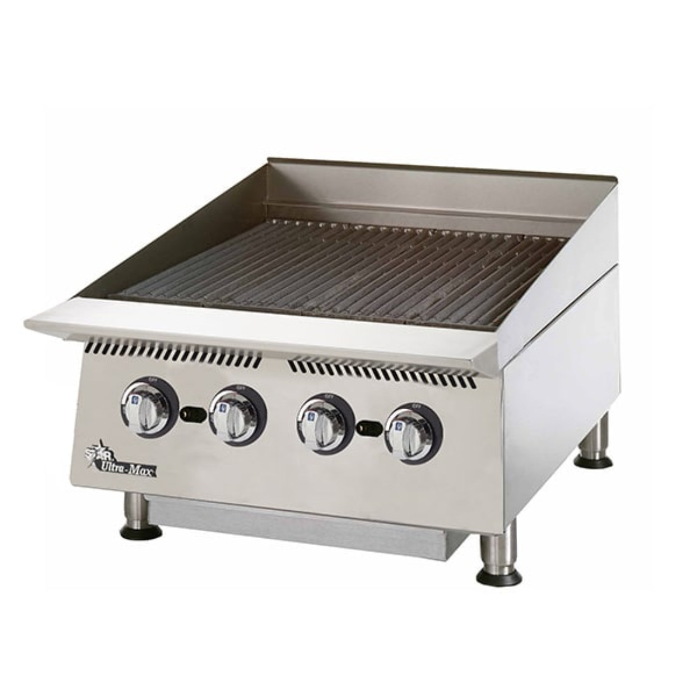 Star  24" 80,000 BTU Liquid Propane Ultra-Max Gas Charbroilers - 8H-8024CBB-LP
