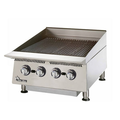 Star  24" 80,000 BTU Liquid Propane Ultra-Max Gas Charbroilers - 8H-8024CBB-LP