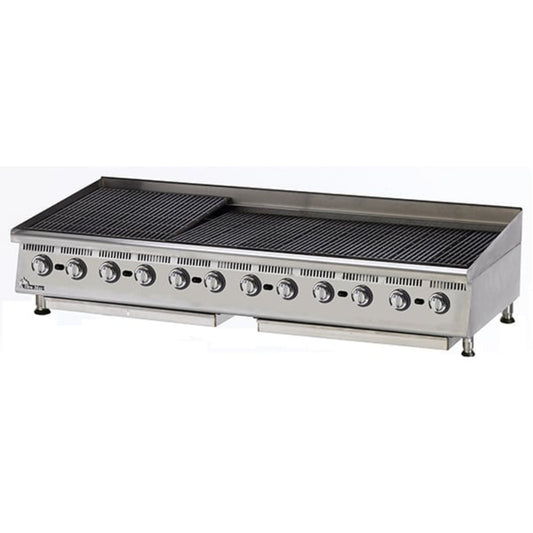 Star 72 inches 240,000 BTU Liquid Propane Radiant Ultra-Max Gas Charbroilers - 8H-8172RCBB  LP
