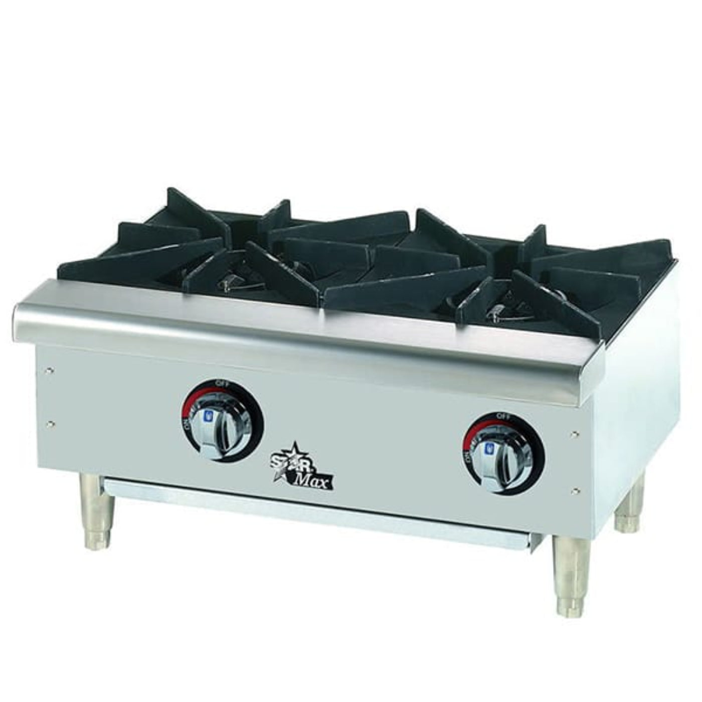 Star-Max 50,000 BTU 24-inch Wide Natural Gas Hot Plates - 8I-602HWF