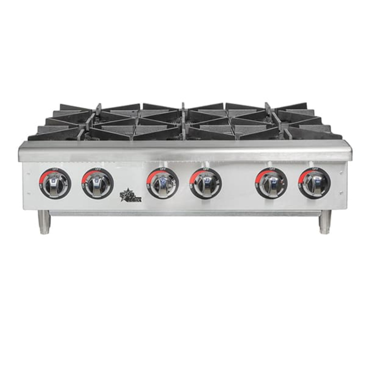 Star 8I-606HF Star-Max 150,000 BTU Natural Gas Hot Plates - 8I-606HF