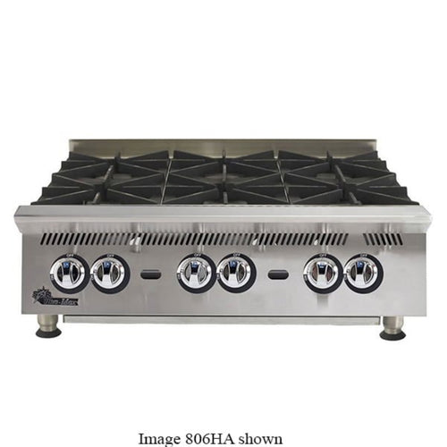 Star 8I-808HA-LP 208,000 BTU 8 Burners Ultra-Max Liquid Propane Hot Plate - 8I-808HA-LP