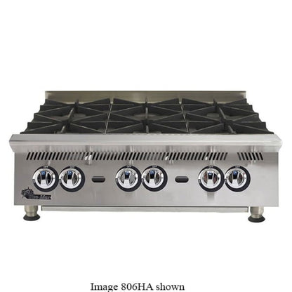 Star 8I-808HA-LP 208,000 BTU 8 Burners Ultra-Max Liquid Propane Hot Plate - 8I-808HA-LP