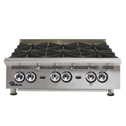 Star 8I-806HA 180,000 BTU 6 Burners Ultra-Max  Natural Gas Hot Plate - 8I-806HA
