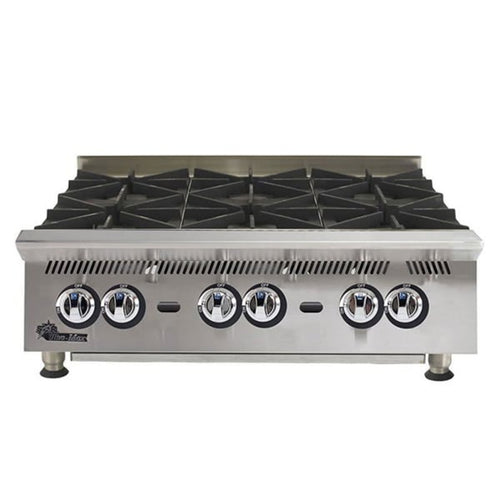 Star 8I-806HA 180,000 BTU 6 Burners Ultra-Max  Natural Gas Hot Plate - 8I-806HA