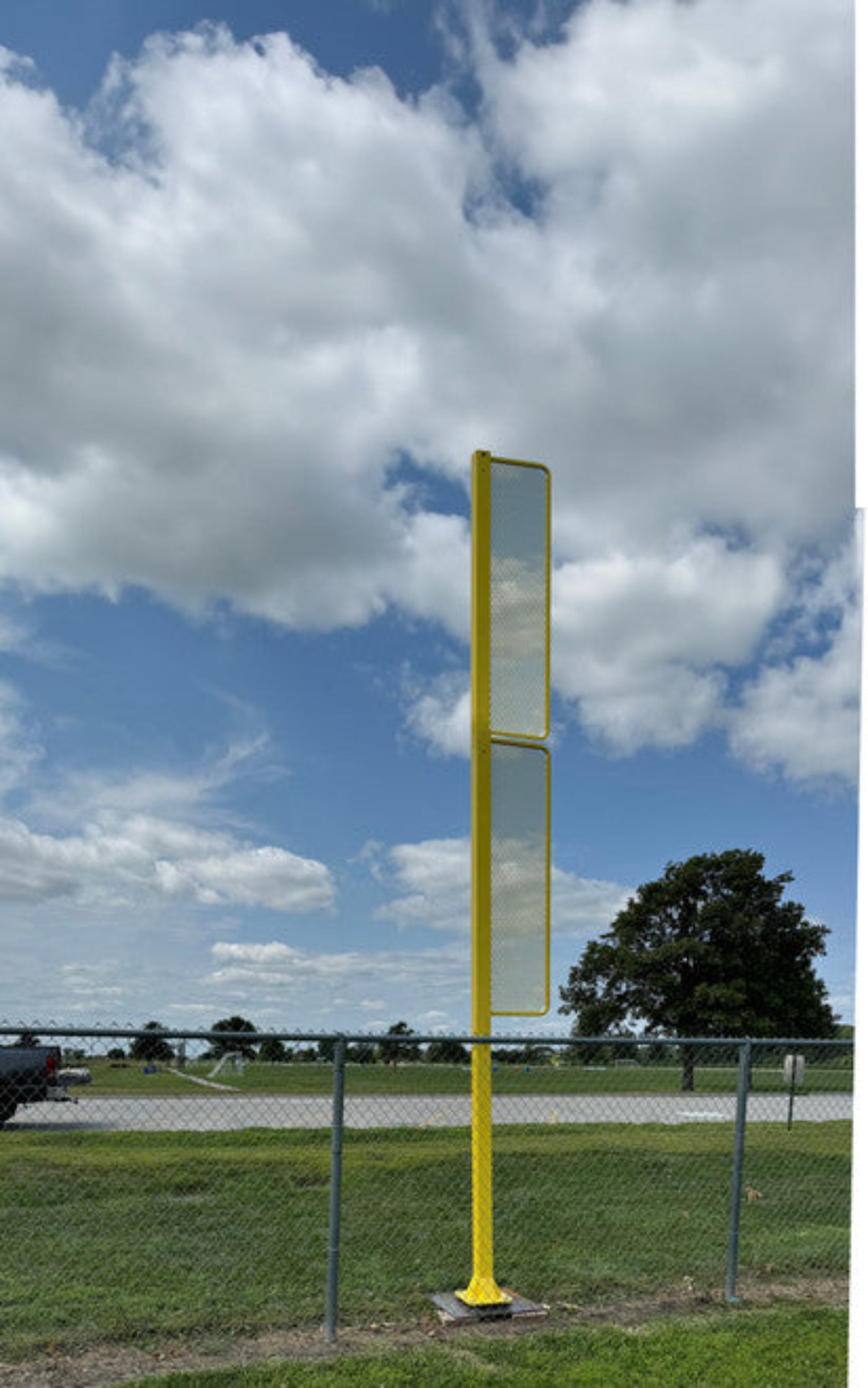 Bison Steel 12' Foul Pole - Pair - BBSB12FPXXS