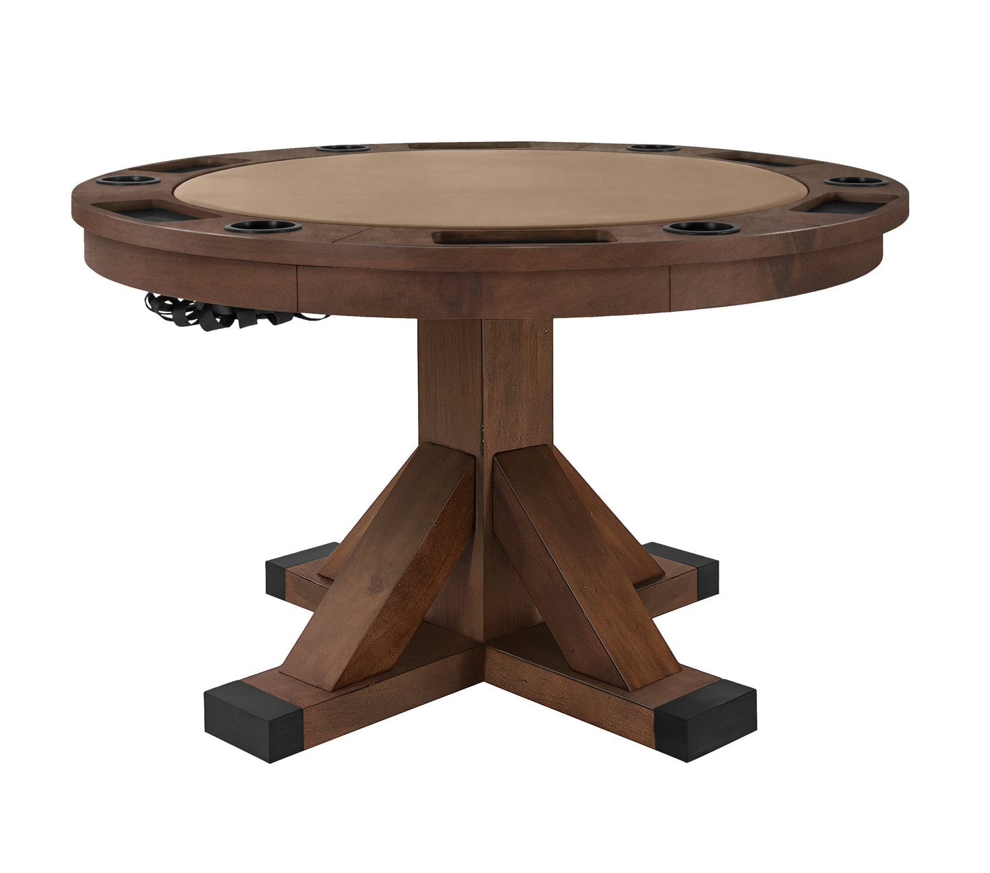 Sterling 3 in 1 Game Table With Bumper Pool - Rustic Series