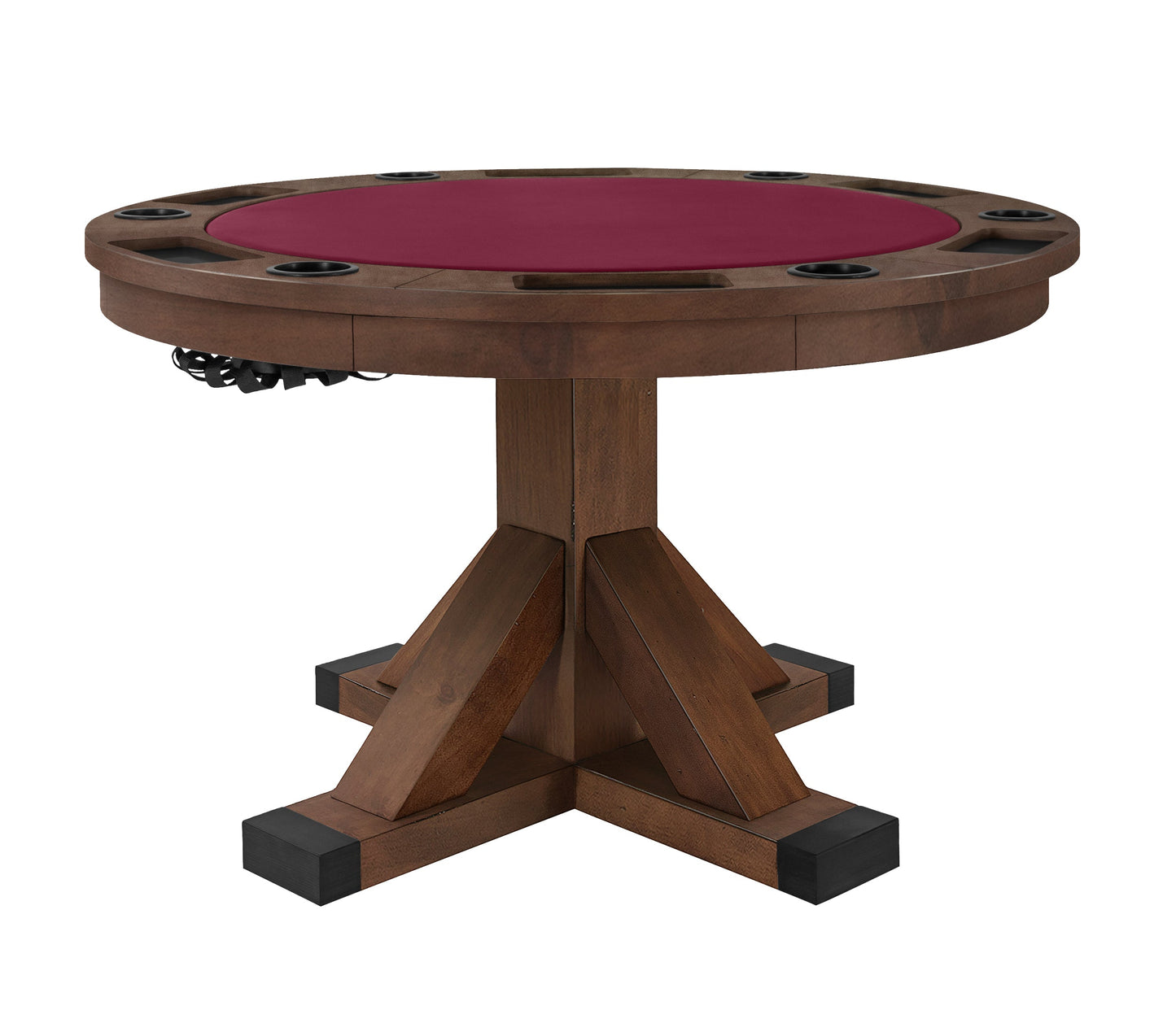 Sterling 3 in 1 Game Table With Bumper Pool - Rustic Series