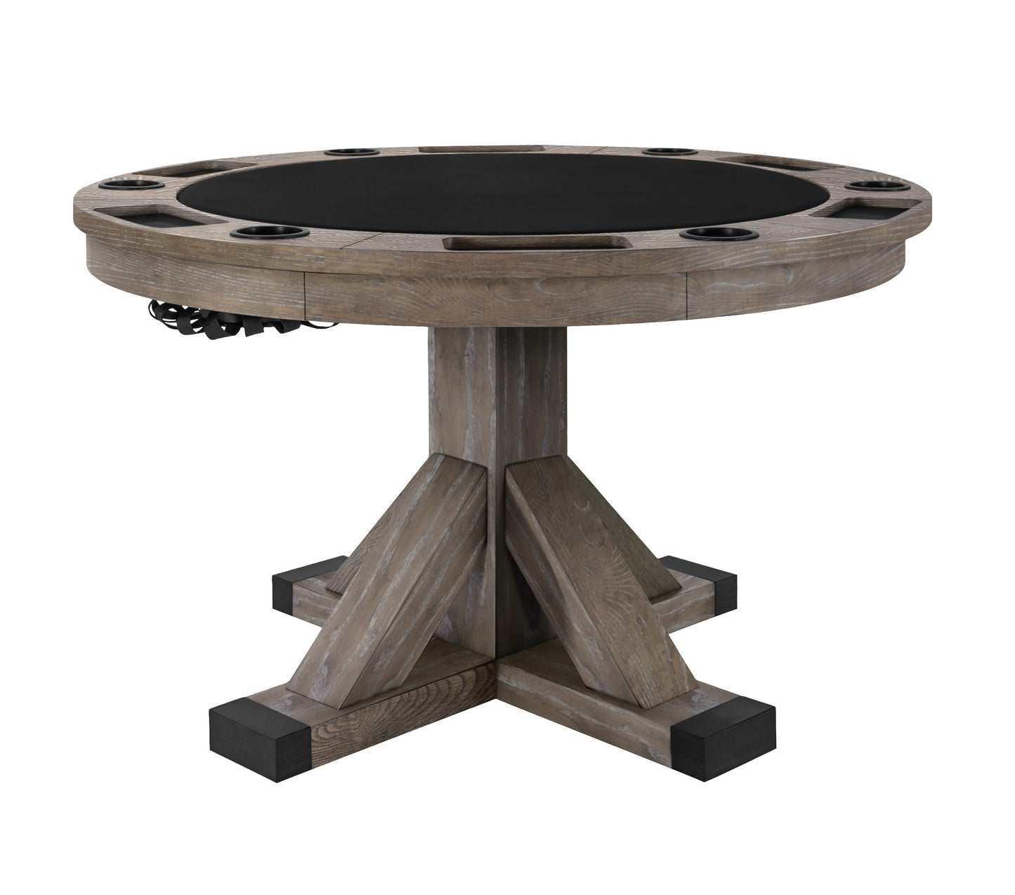Sterling 3 in 1 Game Table With Bumper Pool - Rustic Series