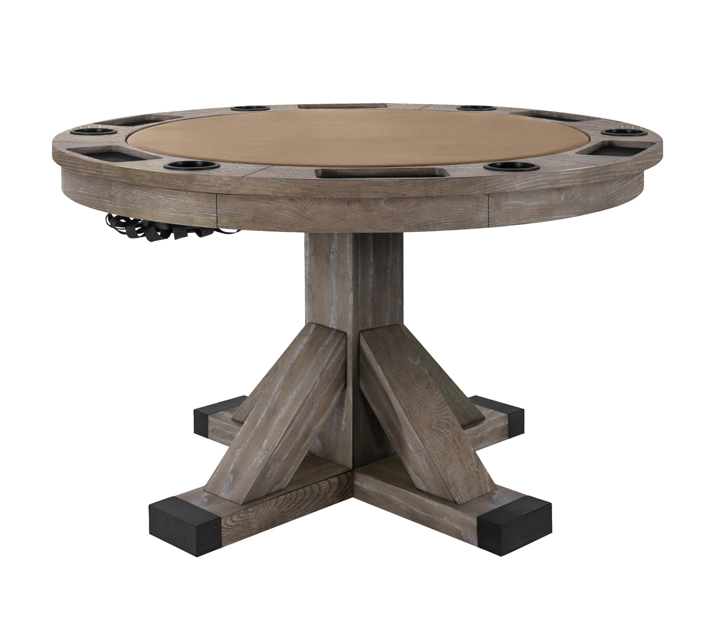 Sterling 3 in 1 Game Table With Bumper Pool - Rustic Series