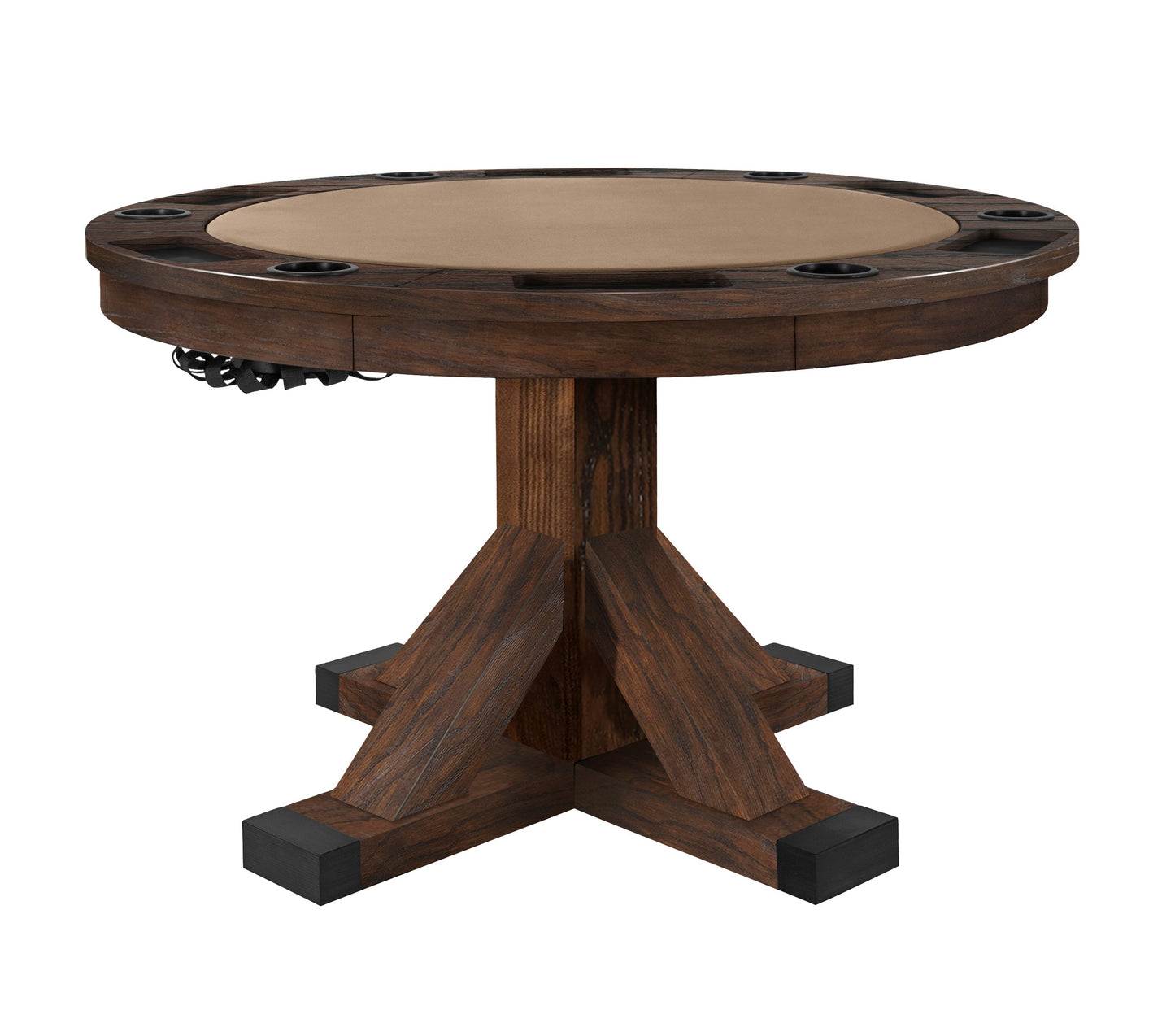 Sterling 3 in 1 Game Table With Bumper Pool - Rustic Series