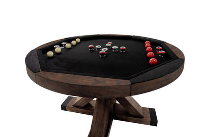 Sterling 3 in 1 Game Table With Bumper Pool - Rustic Series