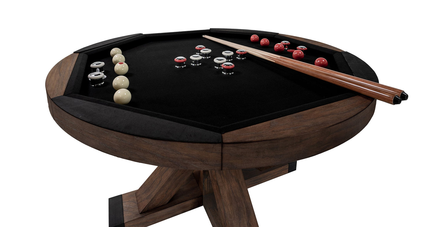 Sterling 3 in 1 Game Table With Bumper Pool - Rustic Series