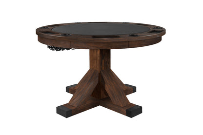 Sterling 3 in 1 Game Table With Bumper Pool - Rustic Series