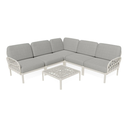Strata Furniture Dahlia Patio Corner Sofa and Table  - ODAXSETWG