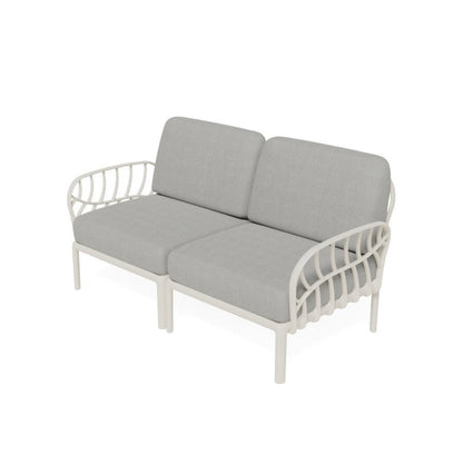Strata Furniture Dahlia Patio Loveseat White -  ODALWG