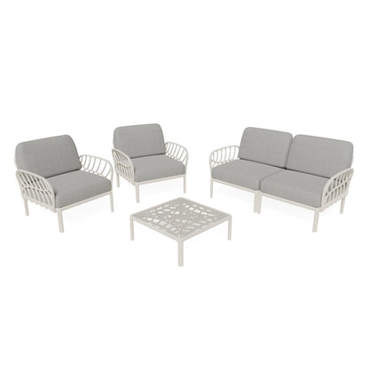 Strata Furniture Dahlia Patio Loveseat and Chair Group  - ODALCCTWG