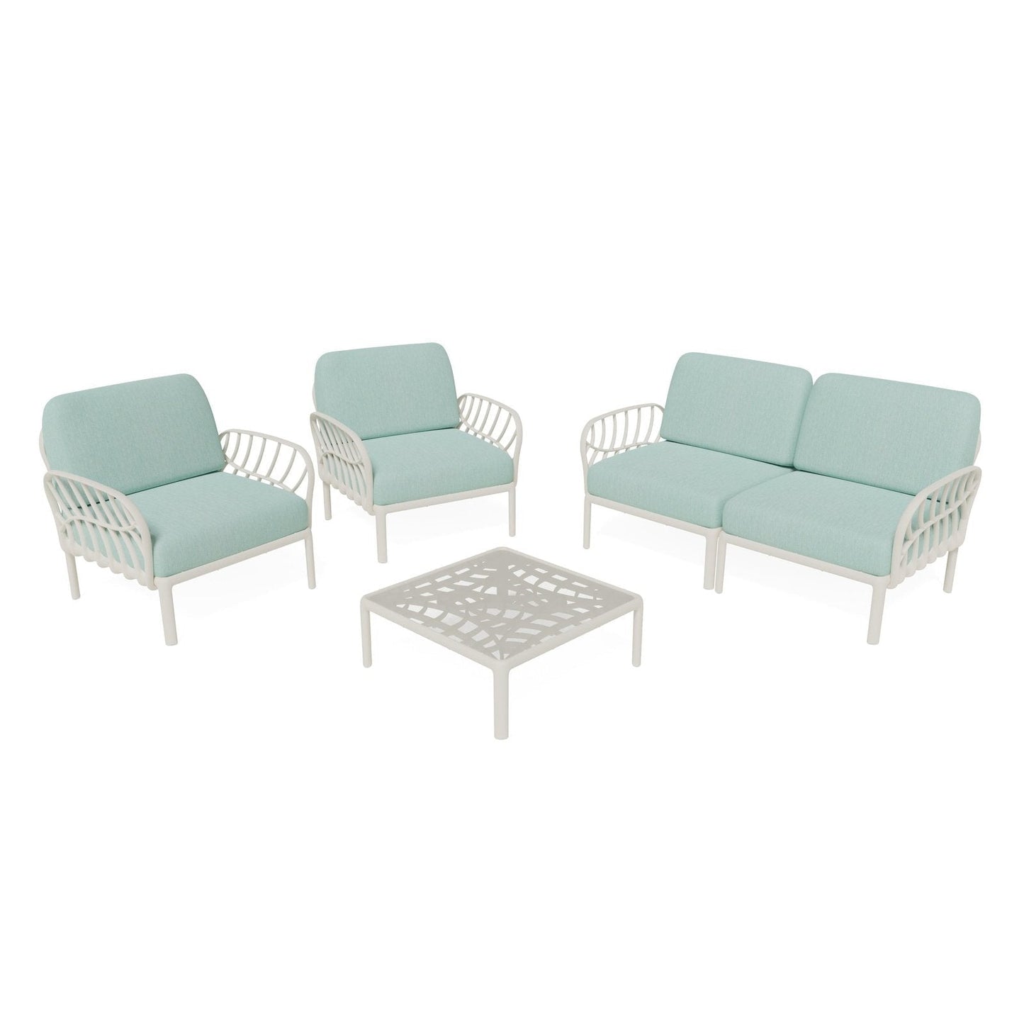 Strata Furniture Dahlia Patio Loveseat and Chair Group -  ODALCCTGM