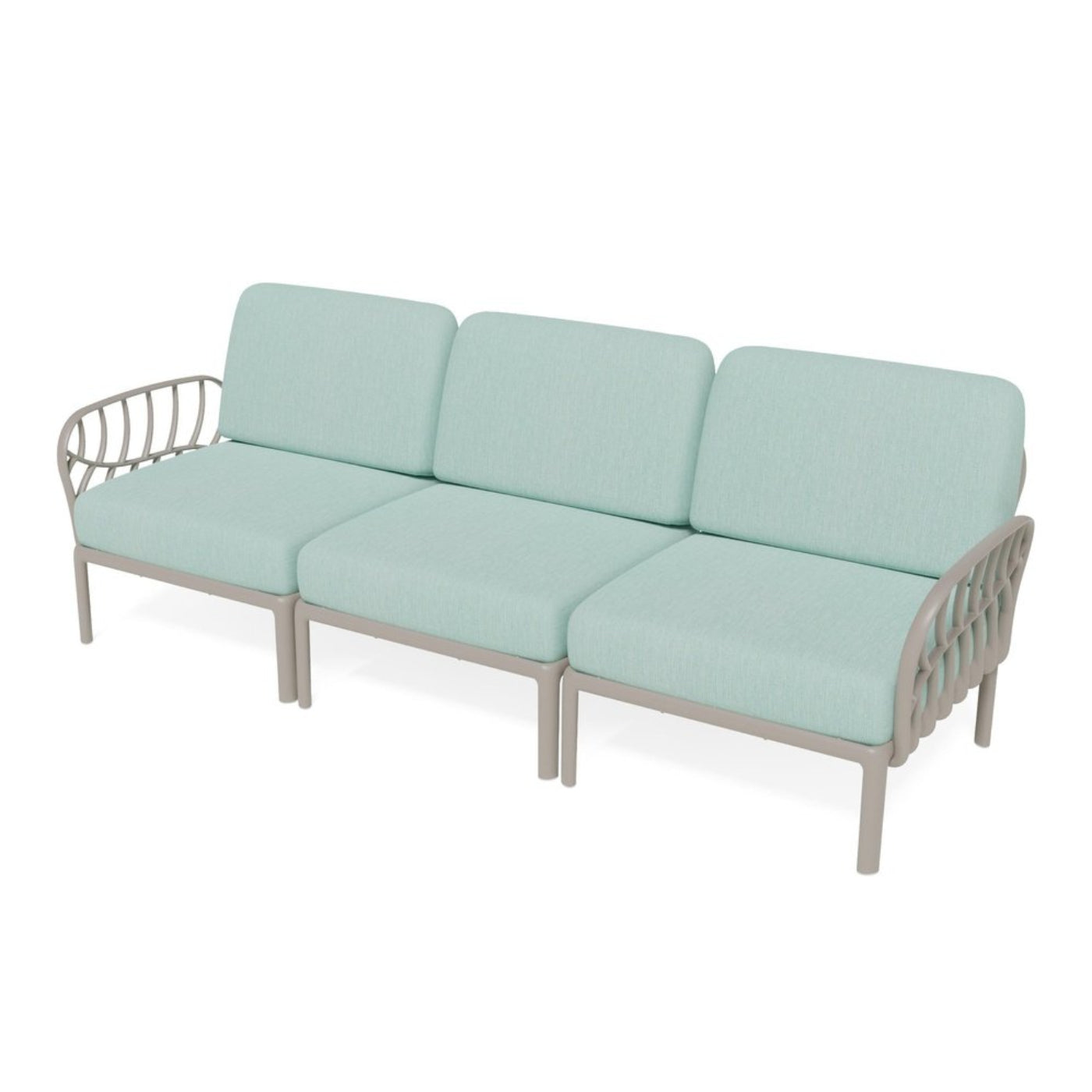 Strata Furniture Dahlia Patio Sofa Grey  - ODASGM