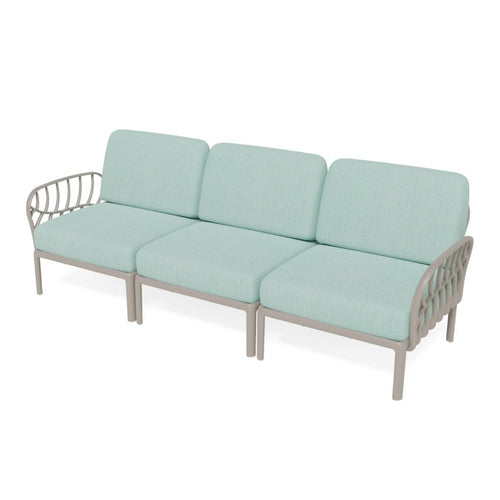 Strata Furniture Dahlia Patio Sofa Grey  - ODASGM