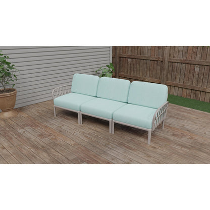 Strata Furniture Dahlia Patio Sofa Grey  - ODASGM