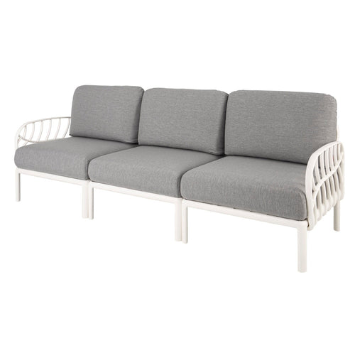 Strata Furniture Dahlia Patio Sofa White  - ODASWG
