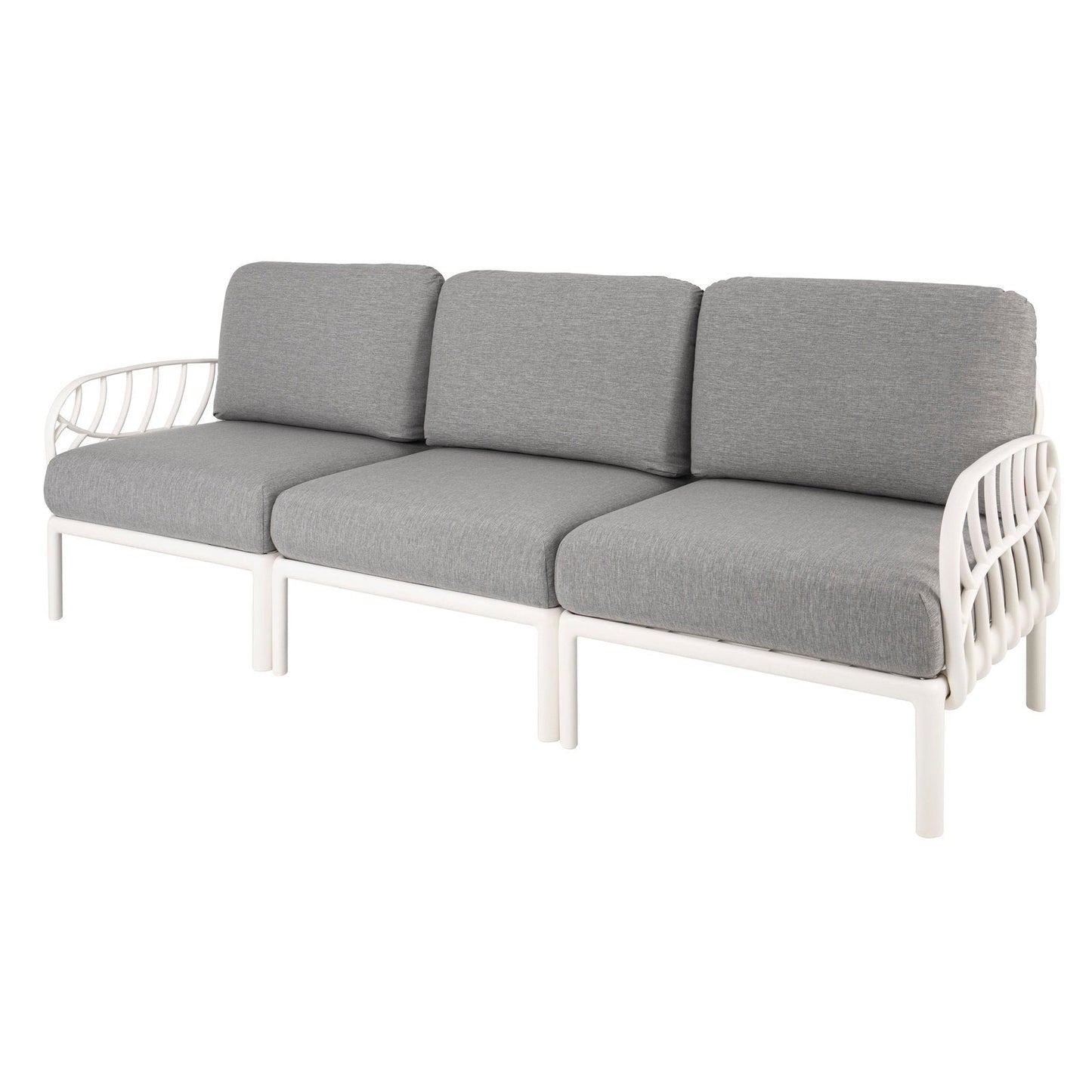 Strata Furniture Dahlia Patio Sofa White  - ODASWG