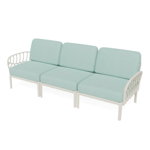 Strata Furniture Dahlia Patio Sofa White -  ODASWM