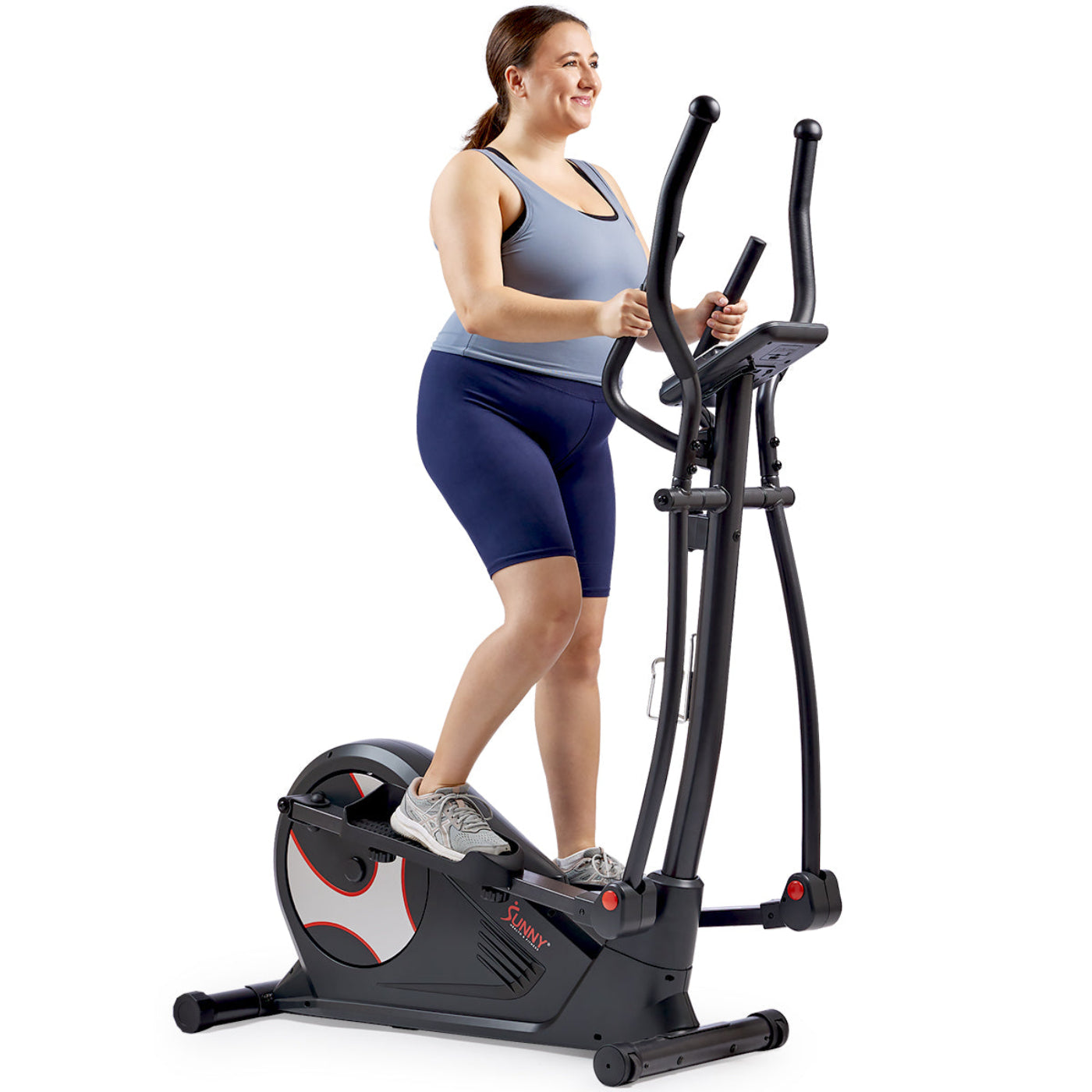 Adam Equipment Sunny Health & Fitness Pro Smart Elliptical Trainer With 15 Levels of Magnetic Resistance - SF-E323050S