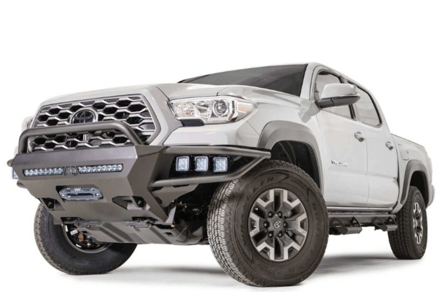 Fab Fours 2016-2023 Toyota Tacoma Front Winch Bumper TB16-02-1 Pre Runner Guard