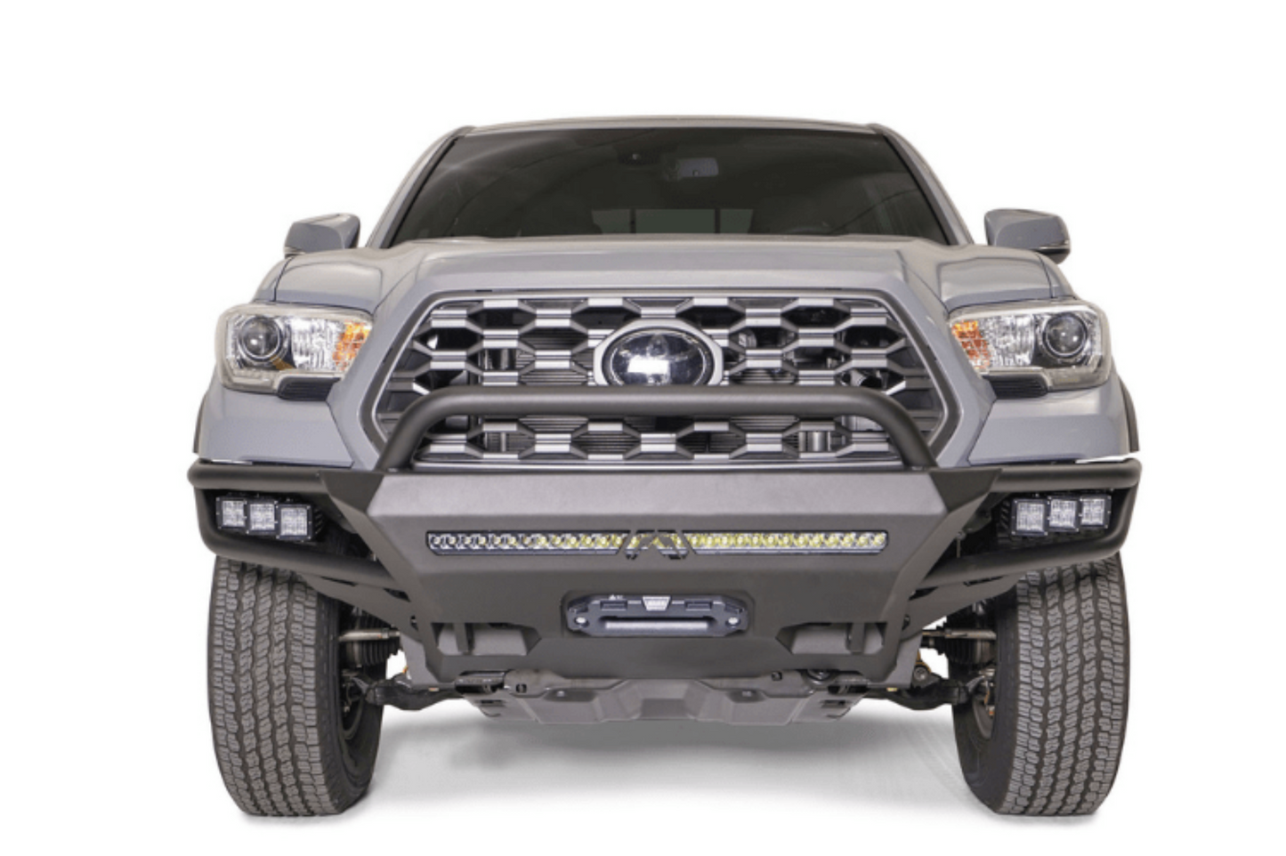 Fab Fours 2016-2023 Toyota Tacoma Front Winch Bumper TB16-02-1 Pre Runner Guard