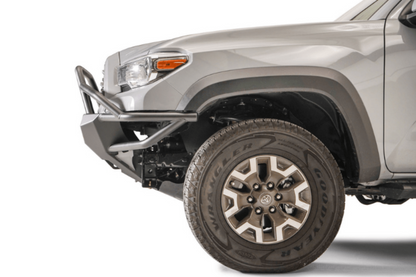 Fab Fours TB16-03-1 Toyota Tacoma 2016-2023 Ultra Light Hybrid Front Bumper Winch Ready with High Guard