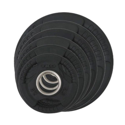 TKO PVC Olympic Tri Grip Plate Sets - 802OP