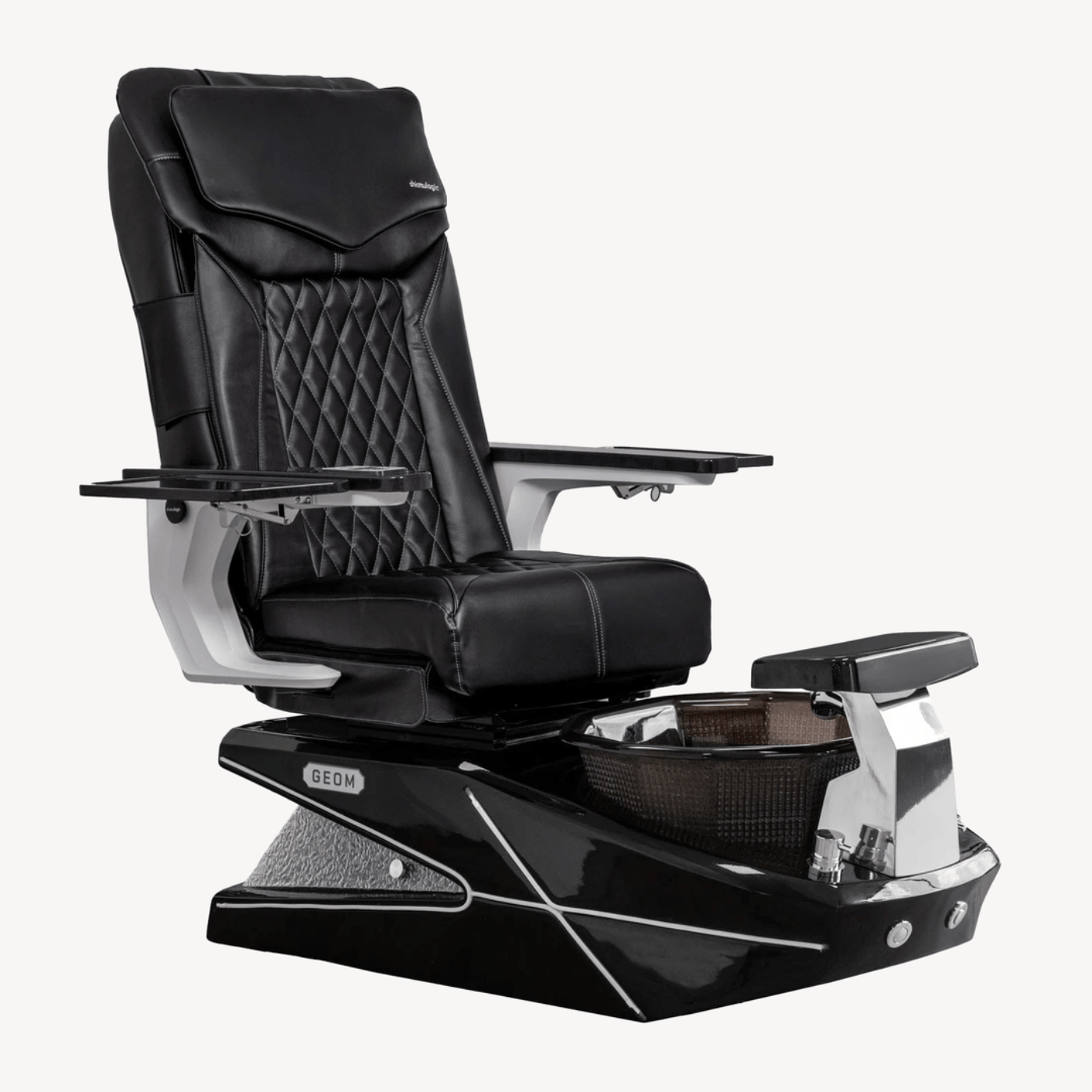 Mayakoba PERLA Shiatsulogic LX Pedicure Chair - AYC-SPA-PERLA-LX1807-822BLKBLK-18VBLK