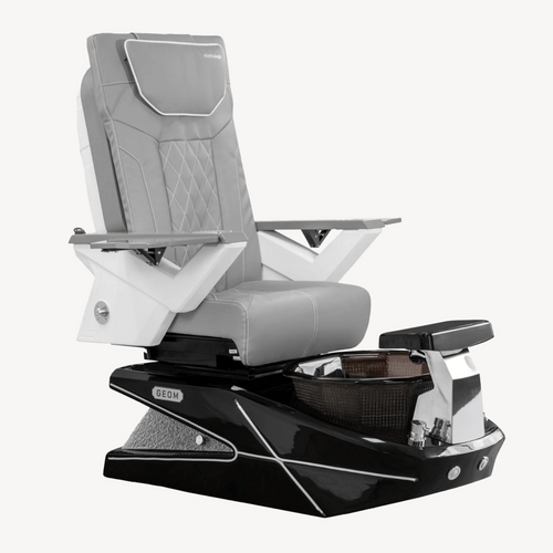 Mayakoba GEOM II Shiatsulogic FX Pedicure Chair - AYC-SPA-GEOM-2-FX-1280-BLKBLK-53GY