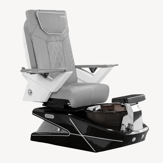 Mayakoba GEOM II Shiatsulogic FX Pedicure Chair - AYC-SPA-GEOM-2-FX-1280-BLKBLK-53GY