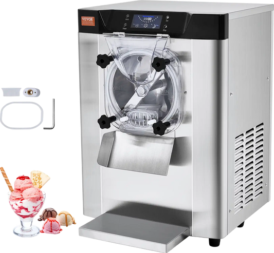 Richell Vevor Ice Cream Machine 3.2 Gal per Hour 1713W Countertop Stainless Steel Single Flavor with LED Panel New - TMSYBQLJDKWA4CU69V1