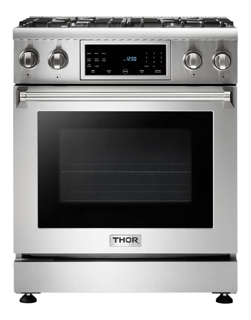 THOR Kitchen 30-Inch Tilt Panel Gas Range - Professional - TRG3001