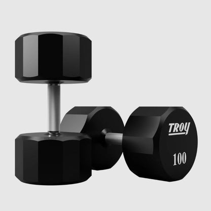 TROY COMMPAC-TSDU100 Urethane Dumbbell Set with Racks
