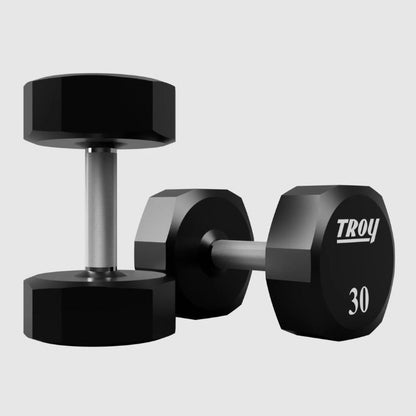 TROY TSD-U 12-Sided Urethane Encased Dumbbell