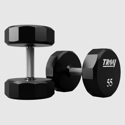 TROY TSD-U 12-Sided Urethane Encased Dumbbell