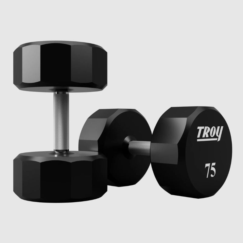TROY TSD-U 12-Sided Urethane Encased Dumbbell