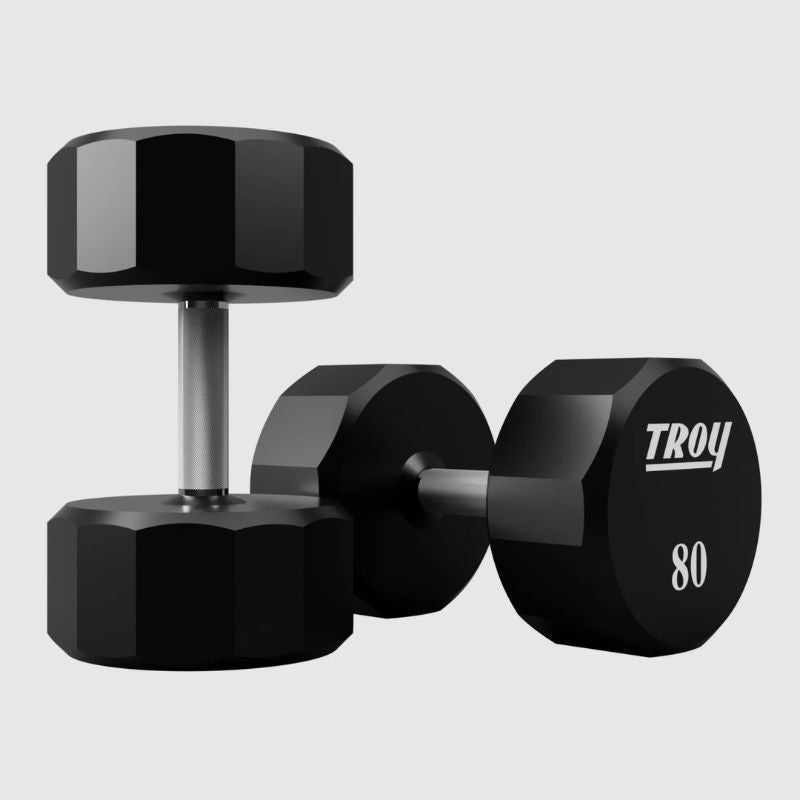 TROY TSD-U 12-Sided Urethane Encased Dumbbell