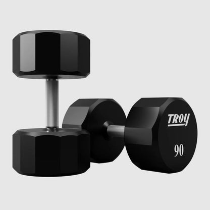 TROY COMMPAC-TSDU100 Urethane Dumbbell Set with Racks