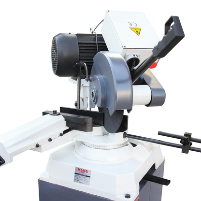 KAKA INDUSTRIAL Abrasive Saw, Powerful Chop Saw for Metal Cutting, 0-45 Degrees Adjustable Angle Miter Saw, 14-inch Blade, 4000W 5160RPM, Swivel Base and Mitering Head, Abrasive Cut Off Saws 230V-60HZ-3PH TV-14 - 188024V230
