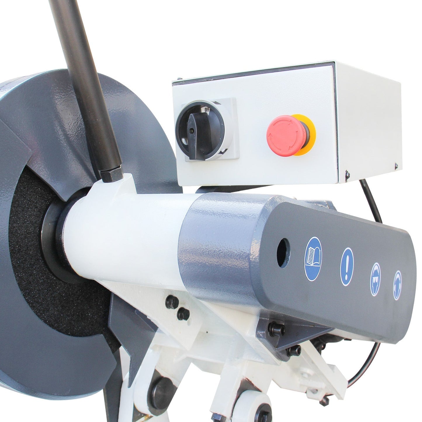 KAKA INDUSTRIAL Abrasive Saw, Powerful Chop Saw for Metal Cutting, 0-45 Degrees Adjustable Angle Miter Saw, 14-inch Blade, 4000W 5160RPM, Swivel Base and Mitering Head, Abrasive Cut Off Saws 230V-60HZ-3PH TV-14 - 188024V230