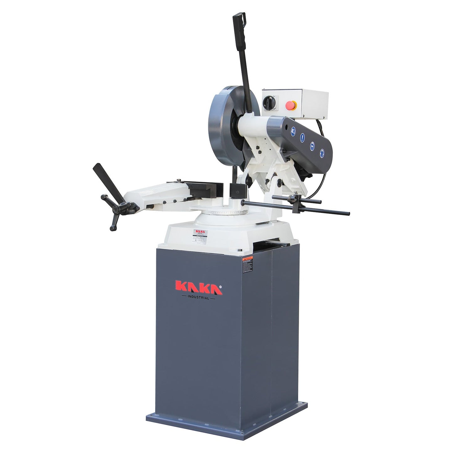 KAKA INDUSTRIAL Abrasive Saw, Powerful Chop Saw for Metal Cutting, 0-45 Degrees Adjustable Miter Saw, 16-in Blade 5500W 3840RPM, Swivel Base and Mitering Head, Abrasive Cut Off Saws 230V-60HZ-3PH TV-16 - 188026V230B