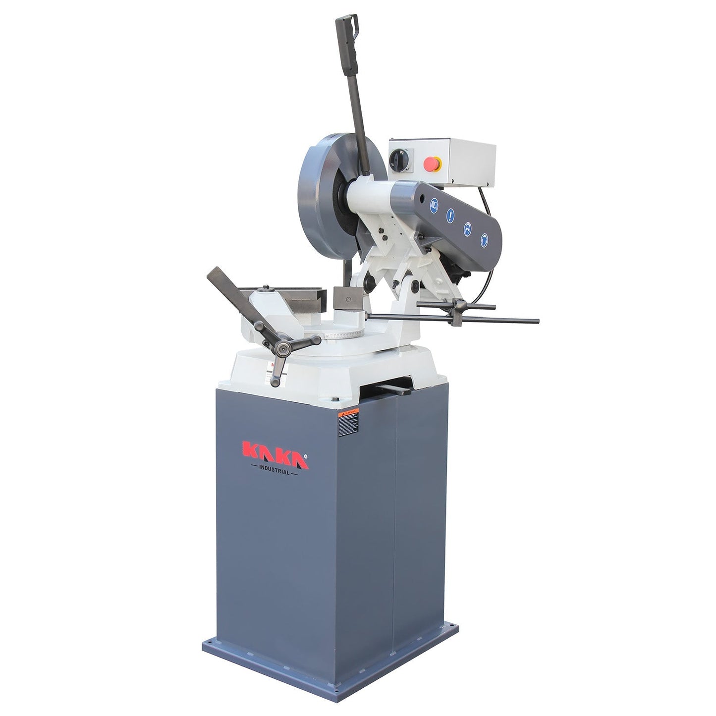 KAKA INDUSTRIAL Abrasive Saw, Powerful Chop Saw for Metal Cutting, 0-45 Degrees Adjustable Angle Miter Saw, 14-inch Blade, 4000W 5160RPM, Swivel Base and Mitering Head, Abrasive Cut Off Saws 230V-60HZ-3PH TV-14 - 188024V230