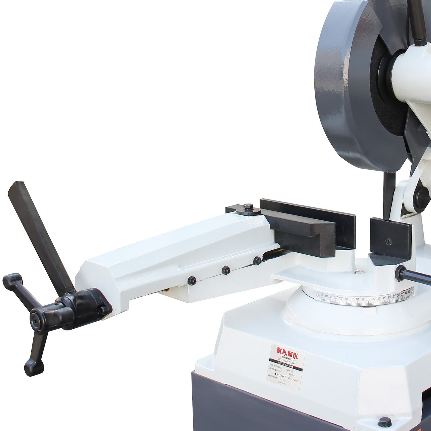 KAKA INDUSTRIAL Abrasive Saw, Powerful Chop Saw for Metal Cutting, 0-45 Degrees Adjustable Angle Miter Saw, 14-inch Blade, 4000W 5160RPM, Swivel Base and Mitering Head, Abrasive Cut Off Saws 230V-60HZ-3PH TV-14 - 188024V230