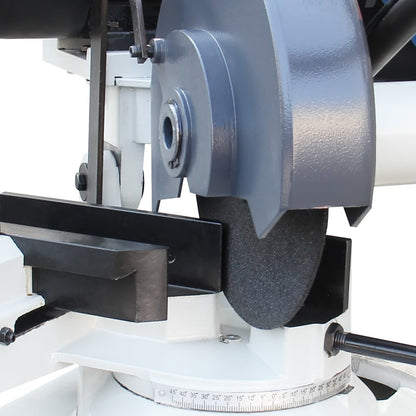 KAKA INDUSTRIAL Abrasive Saw, Powerful Chop Saw for Metal Cutting, 0-45 Degrees Adjustable Miter Saw, 16-in Blade 5500W 3840RPM, Swivel Base and Mitering Head, Abrasive Cut Off Saws 230V-60HZ-3PH TV-16 - 188026V230B